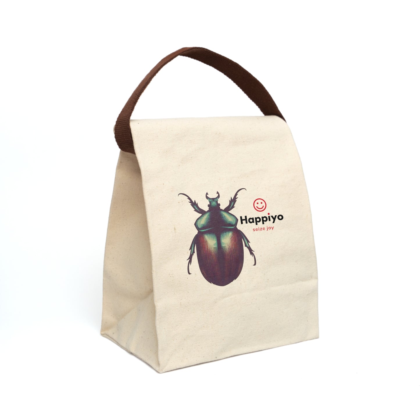 Canvas Lunch Bag With Strap