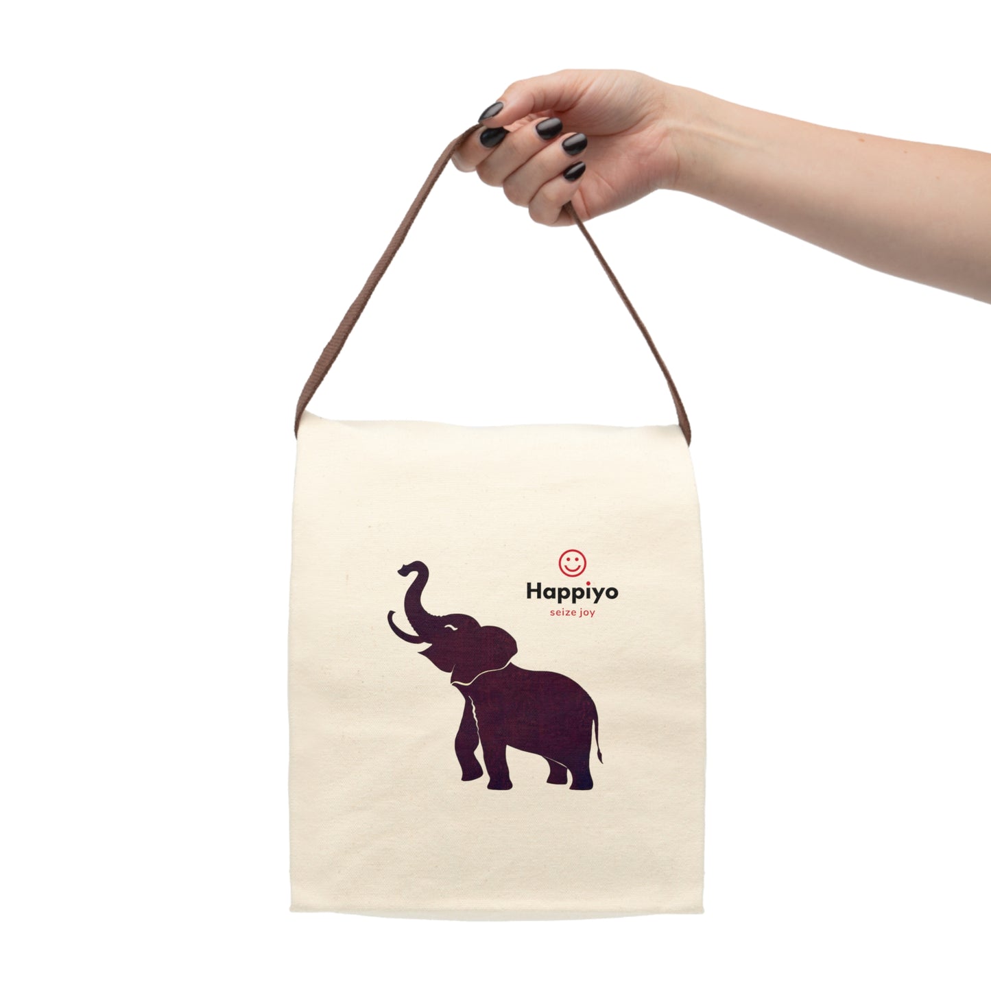 Canvas Lunch Bag With Strap