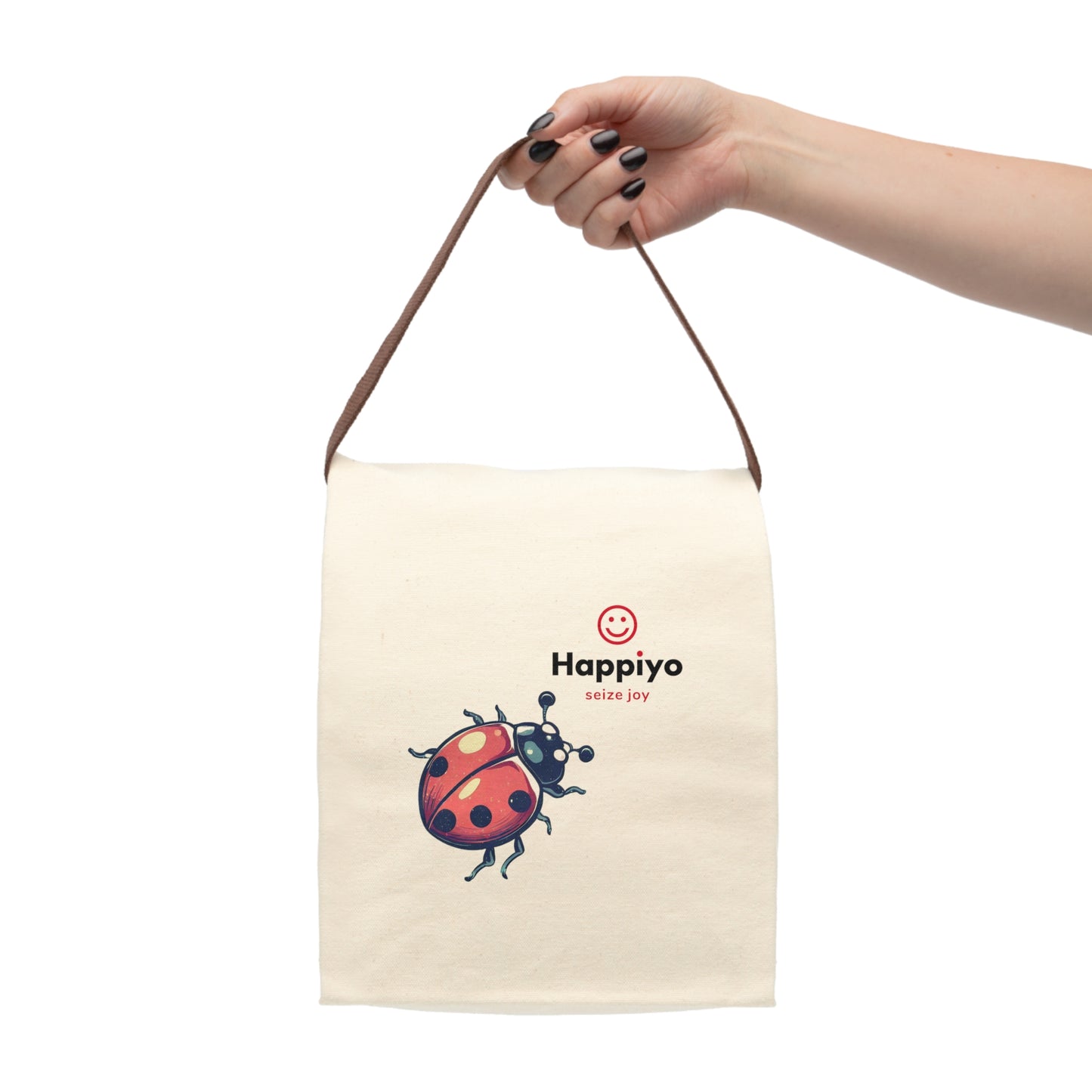 Canvas Lunch Bag With Strap