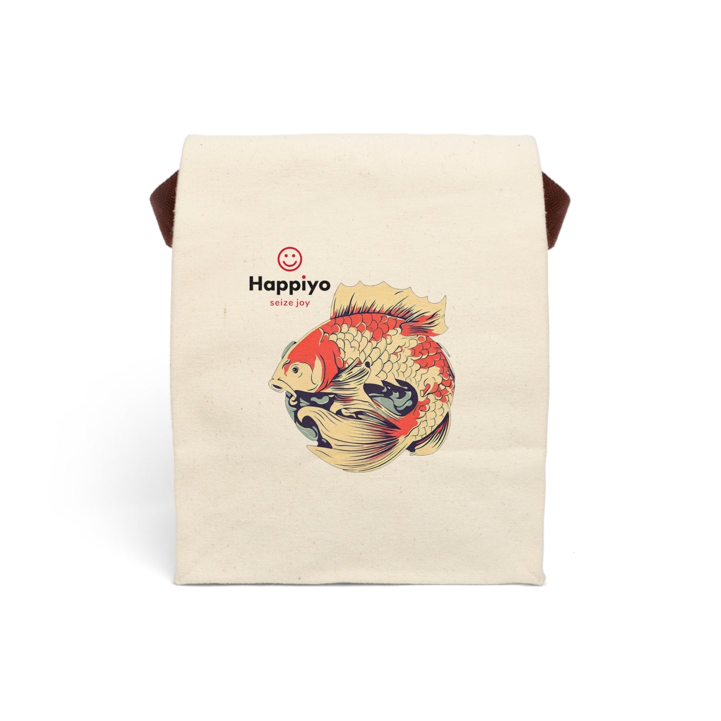 Canvas Lunch Bag With Strap