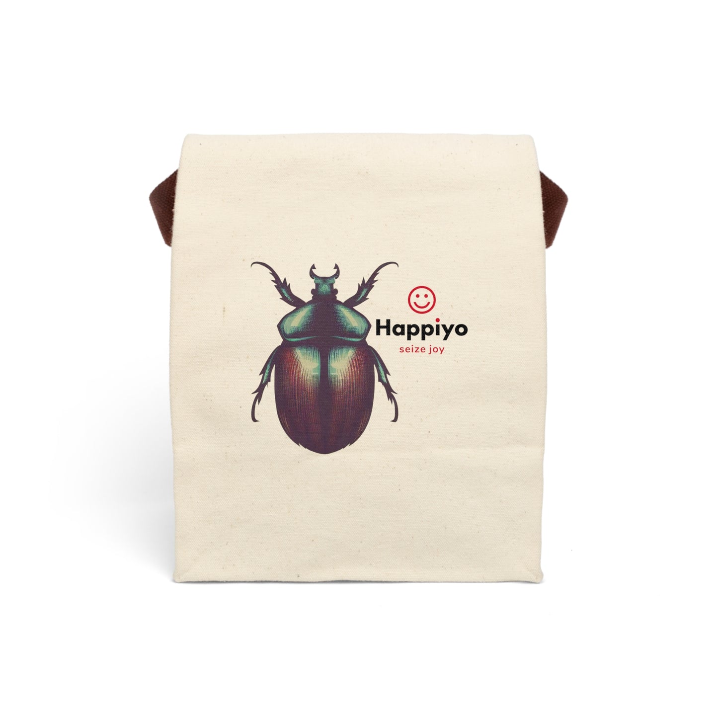 Canvas Lunch Bag With Strap