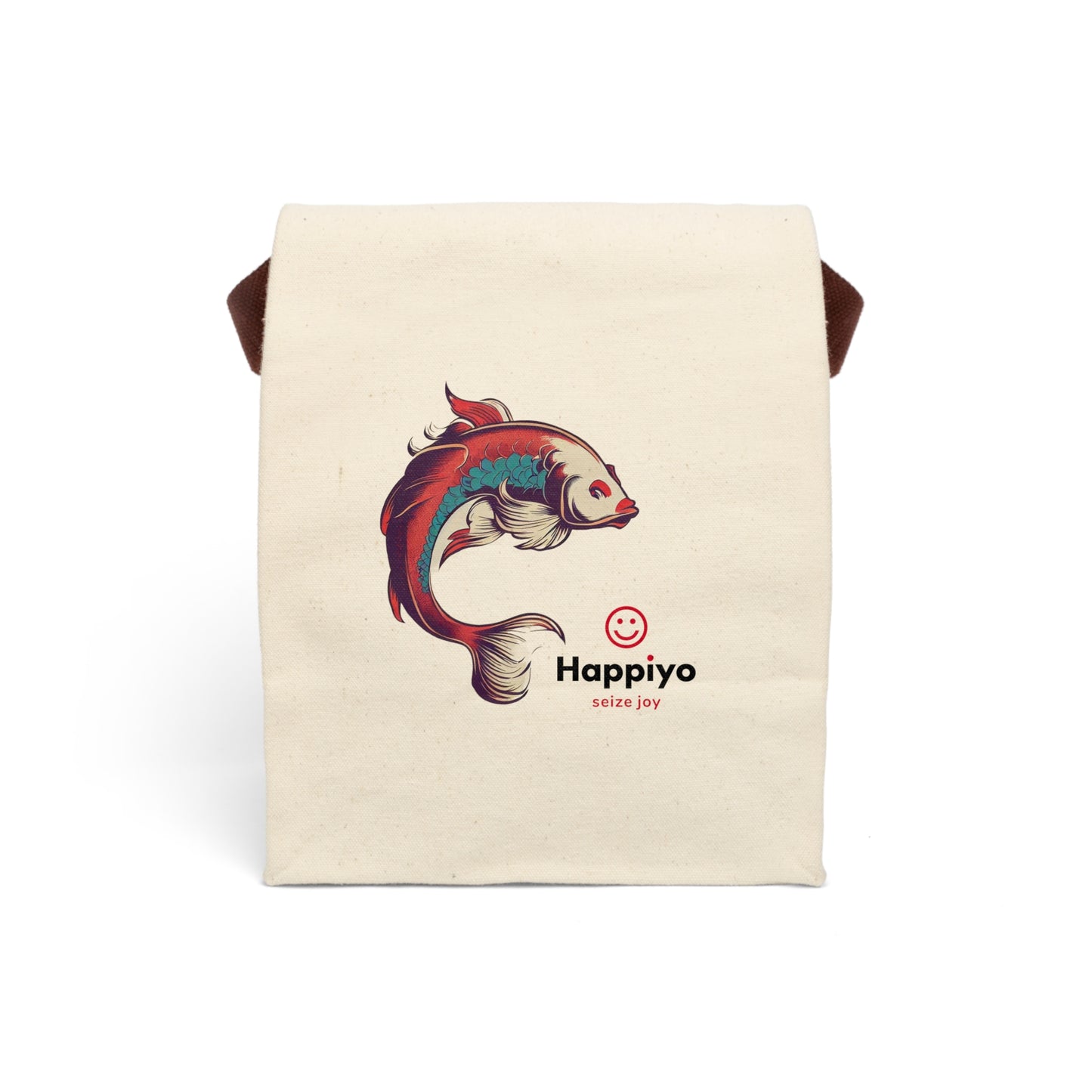 Canvas Lunch Bag With Strap