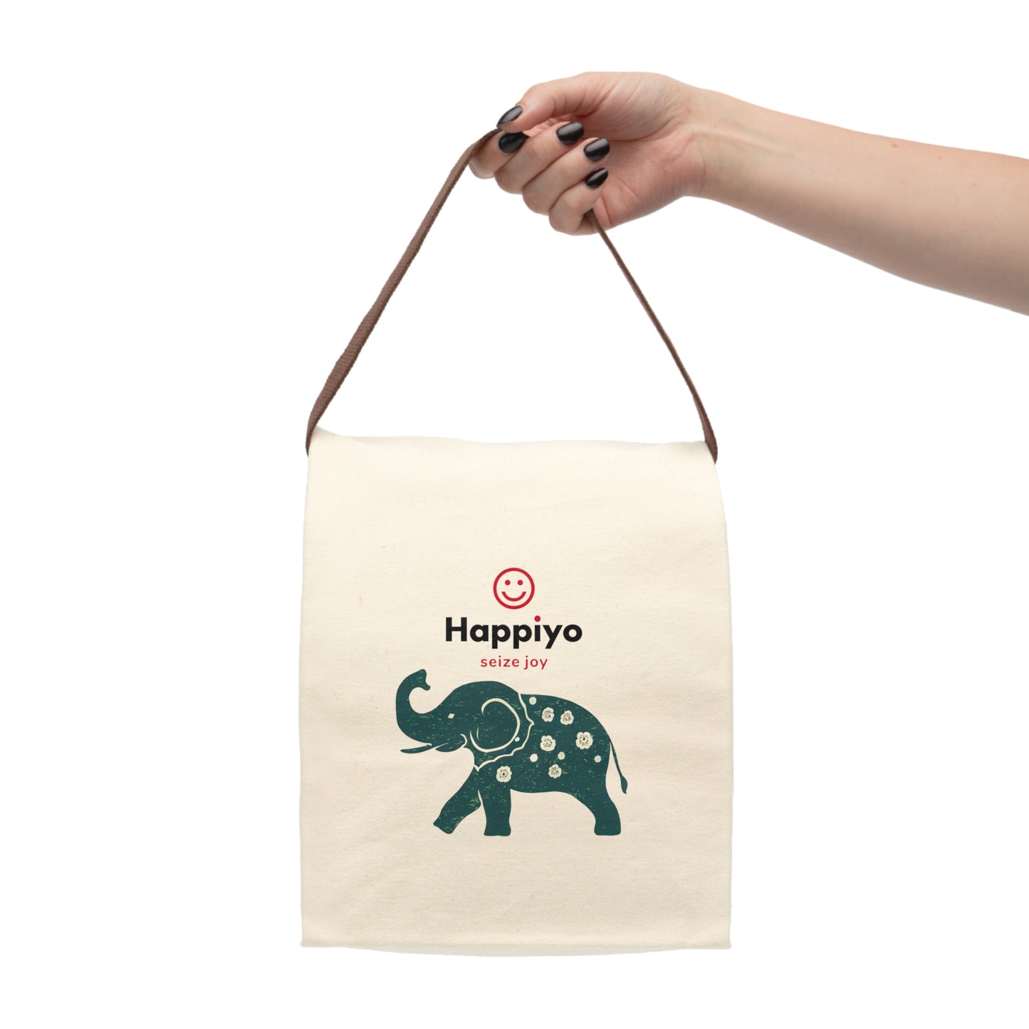 Canvas Lunch Bag With Strap