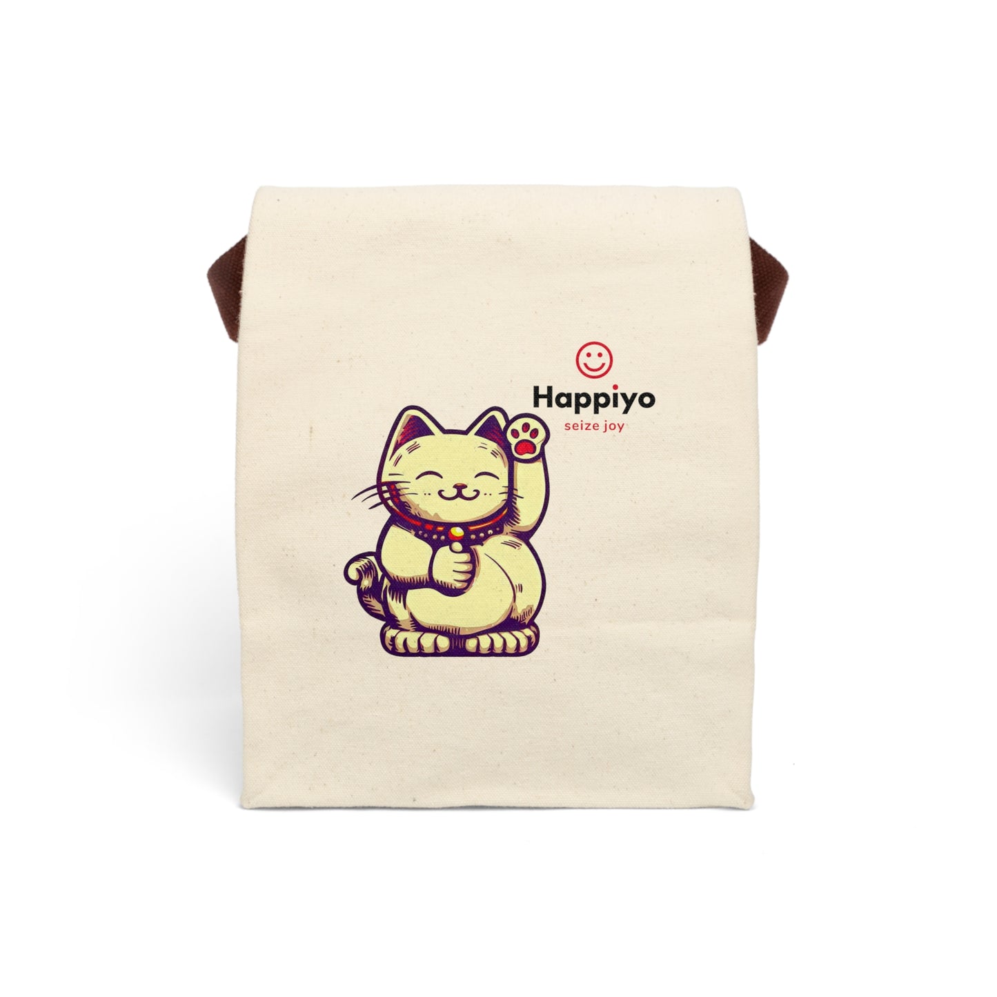 Canvas Lunch Bag With Strap