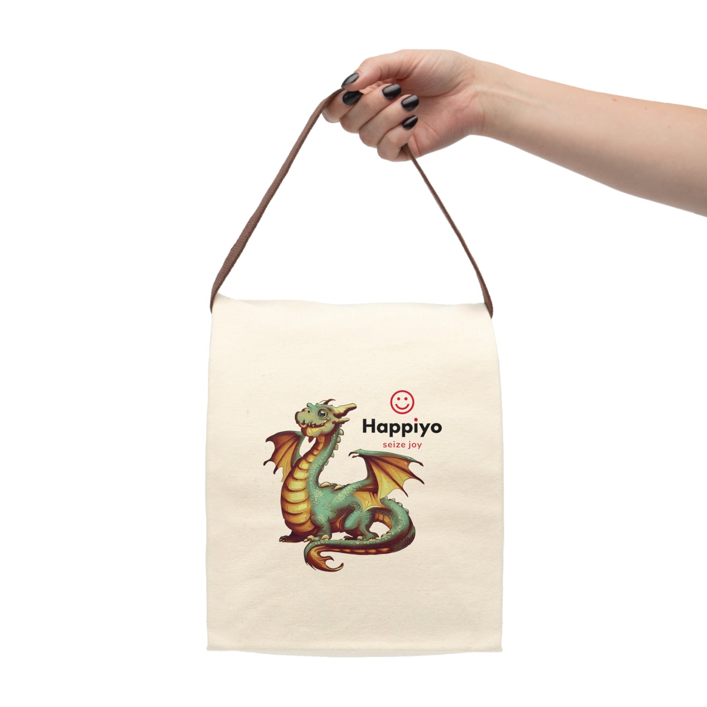 Canvas Lunch Bag With Strap