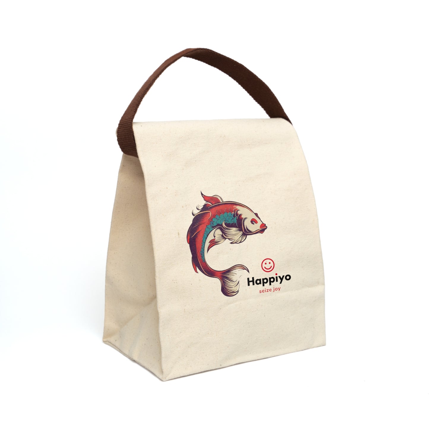 Canvas Lunch Bag With Strap