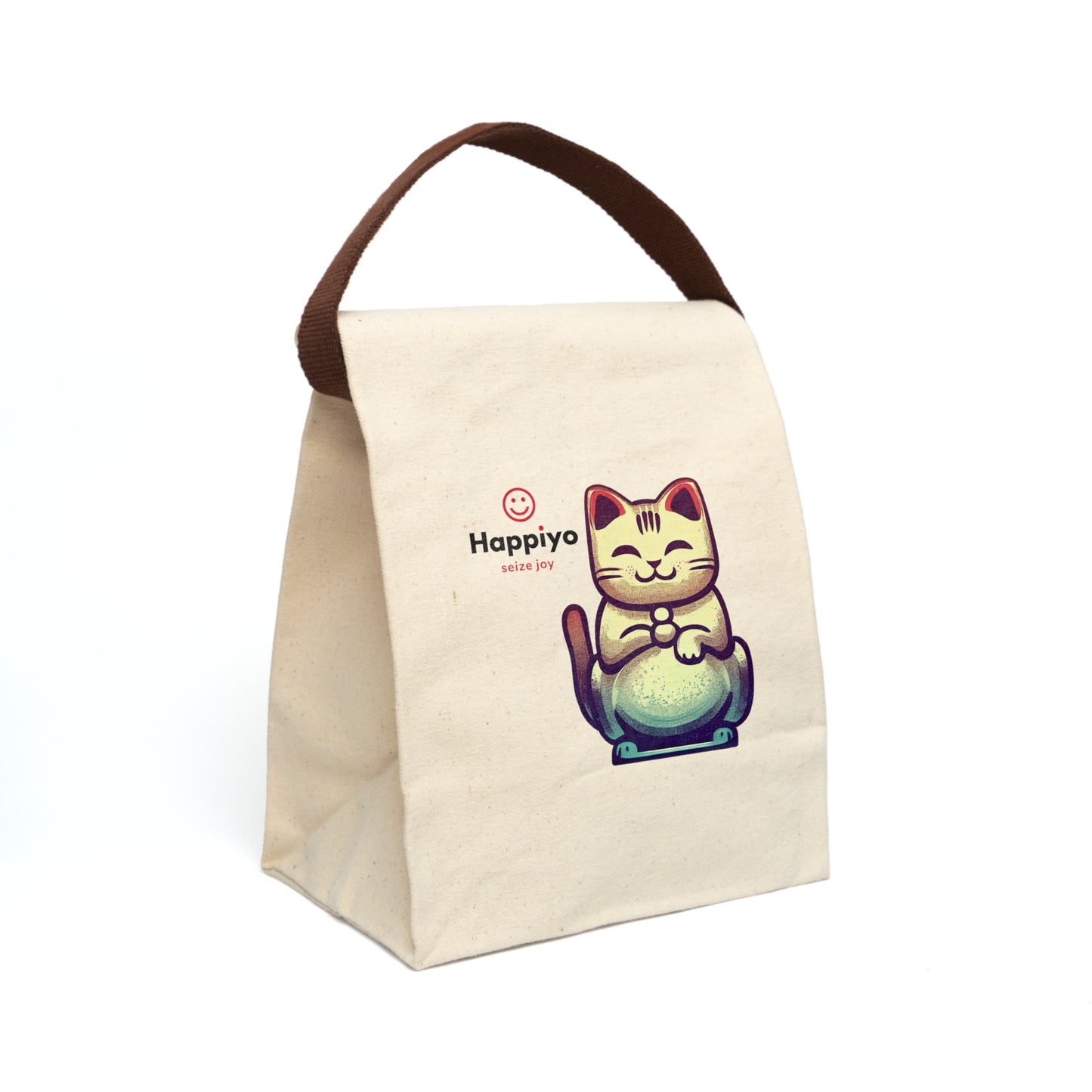 Canvas Lunch Bag With Strap
