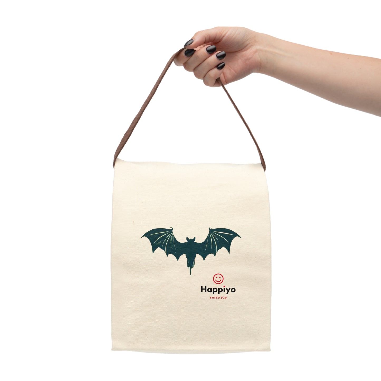 Canvas Lunch Bag With Strap