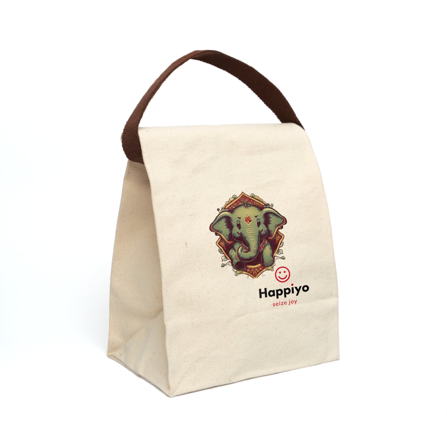 Canvas Lunch Bag With Strap
