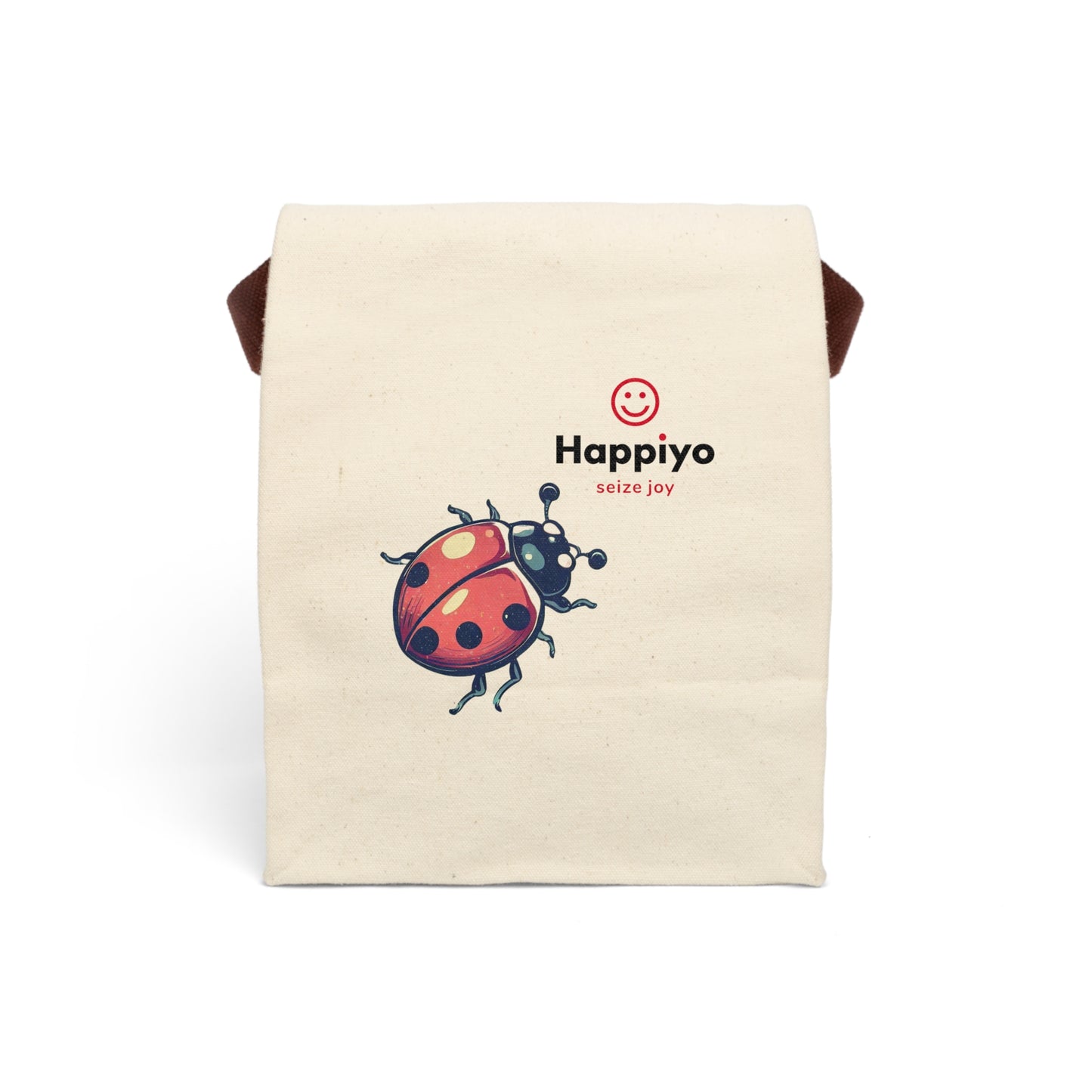 Canvas Lunch Bag With Strap