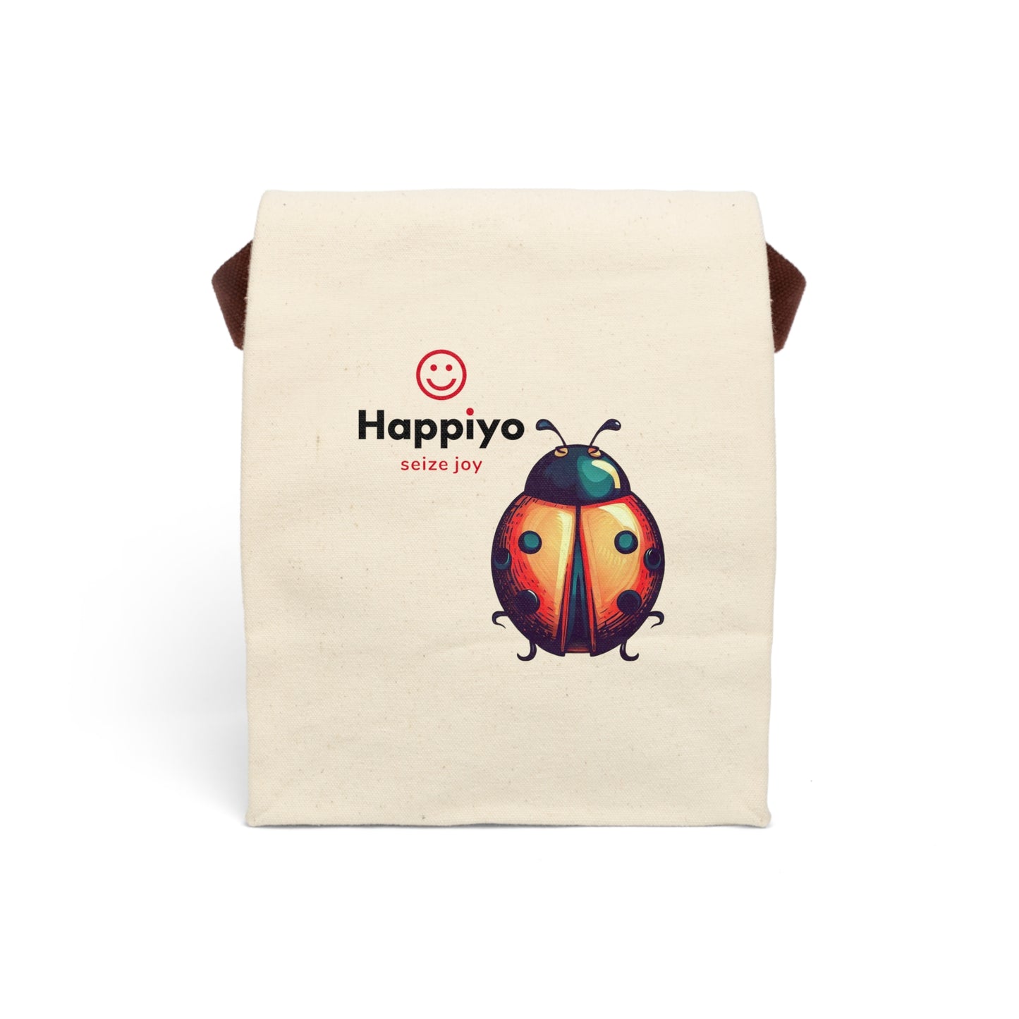 Canvas Lunch Bag With Strap