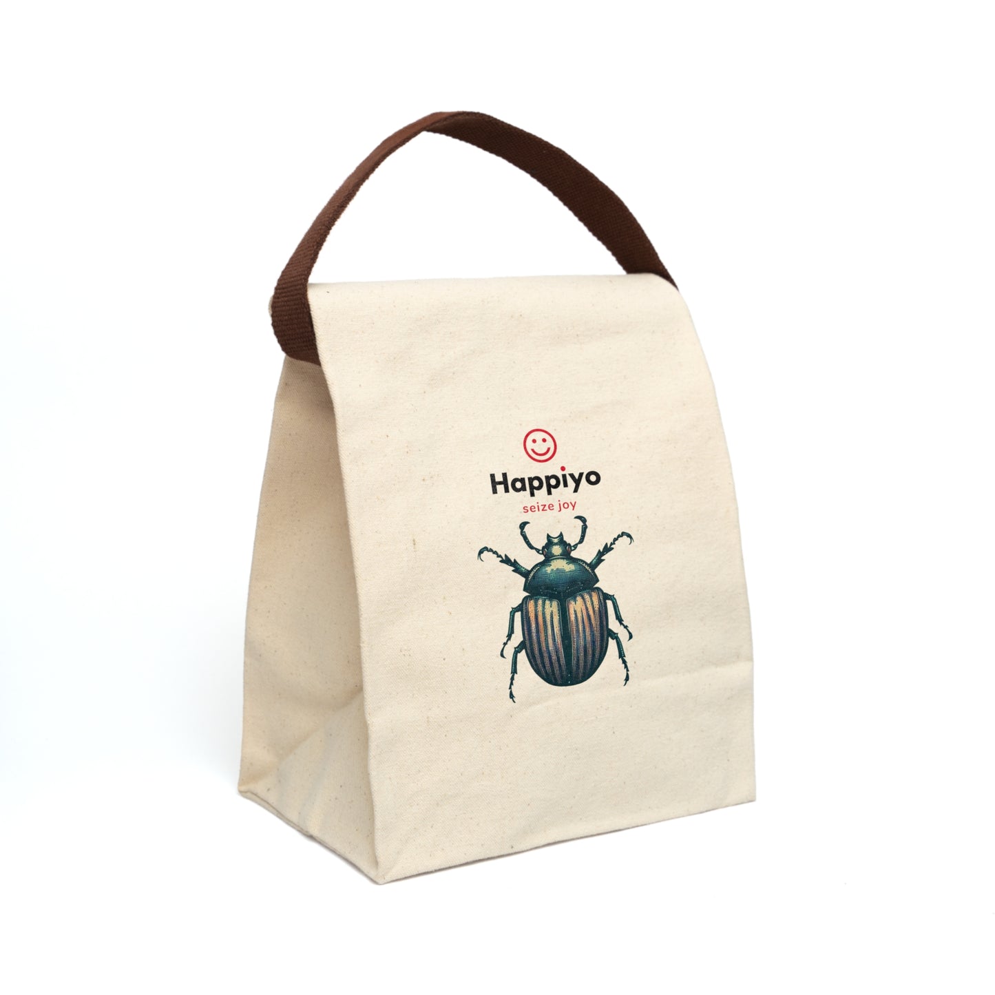 Canvas Lunch Bag With Strap