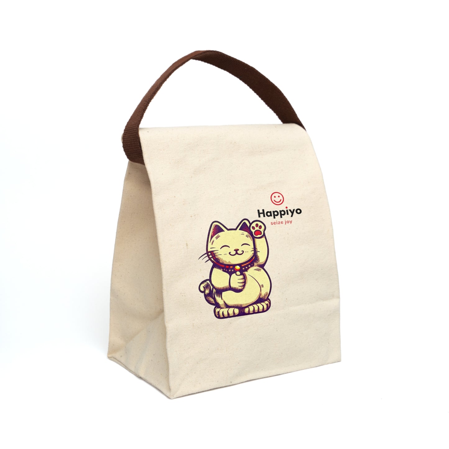 Canvas Lunch Bag With Strap