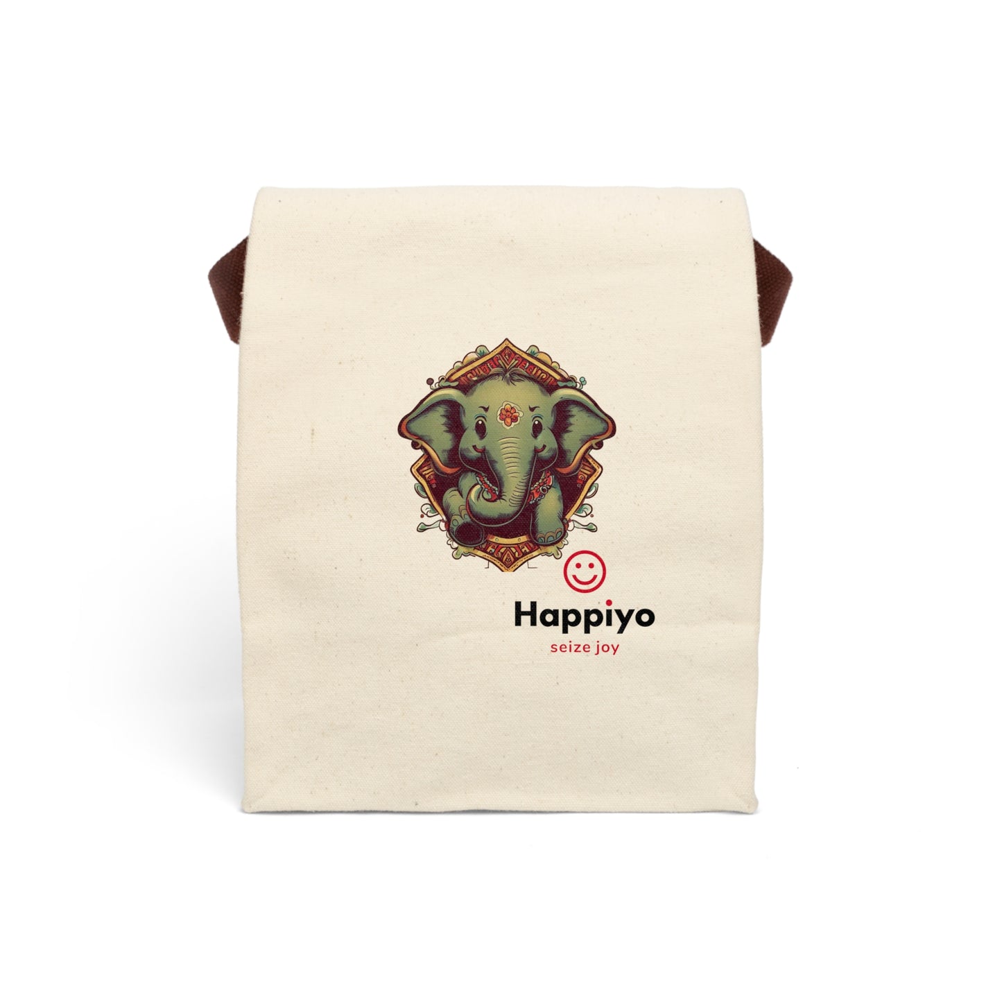 Canvas Lunch Bag With Strap
