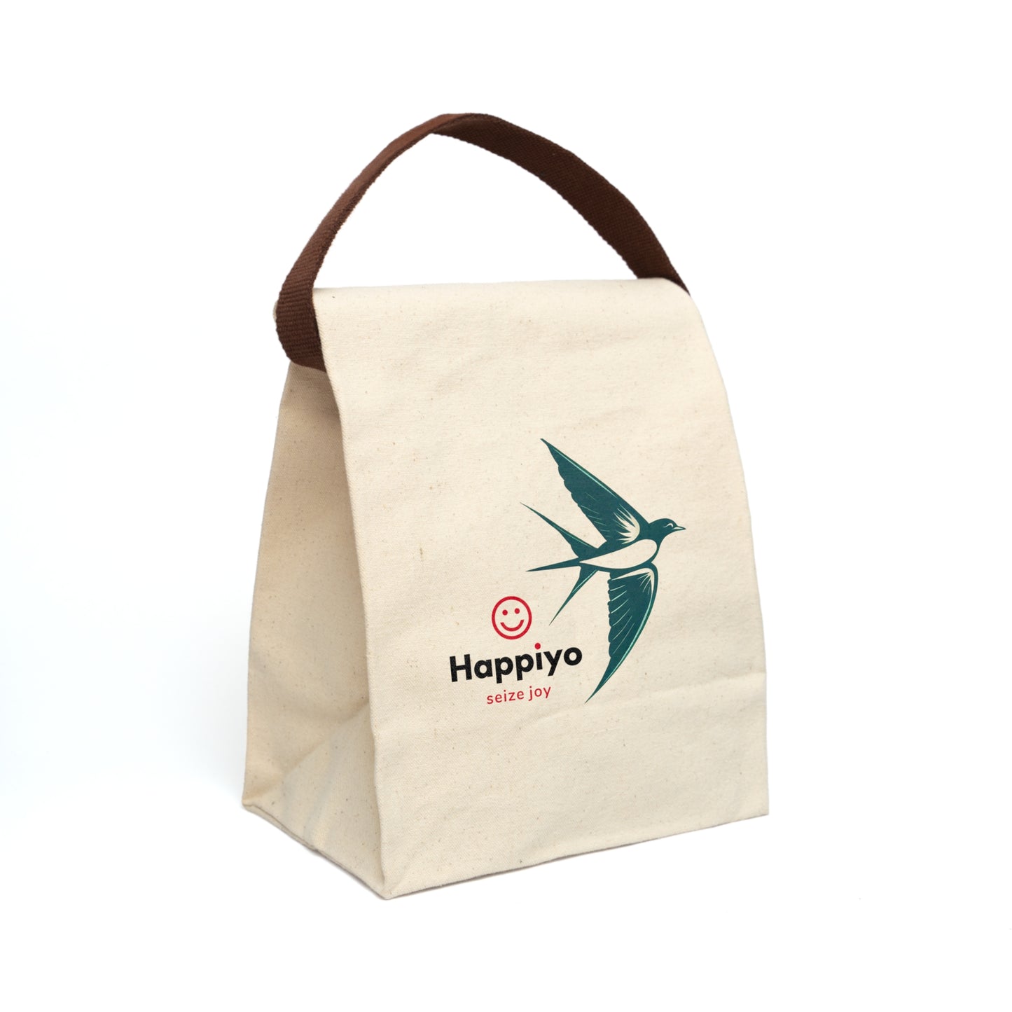 Canvas Lunch Bag With Strap
