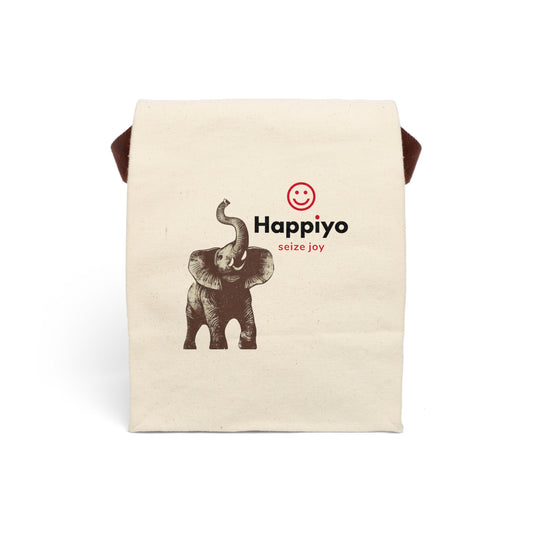 Canvas Lunch Bag With Strap