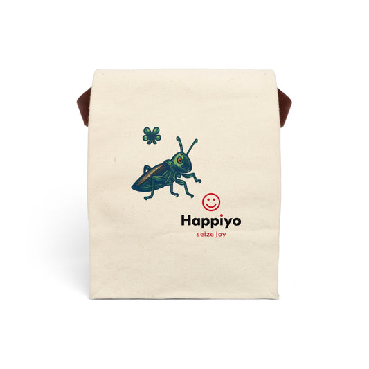 Canvas Lunch Bag With Strap