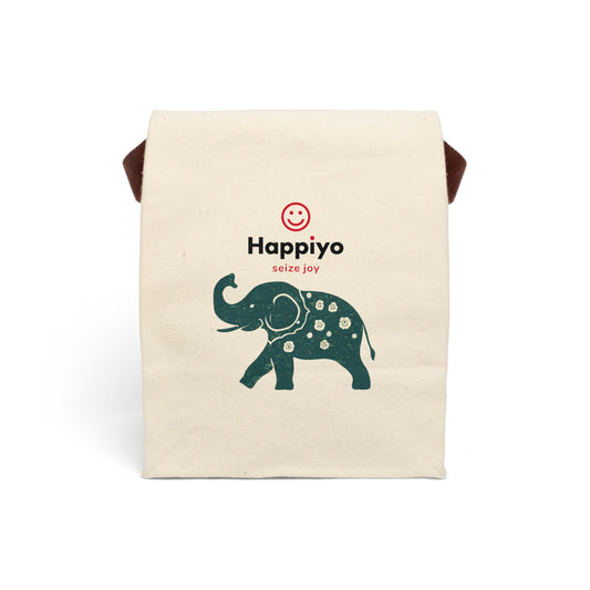 Canvas Lunch Bag With Strap