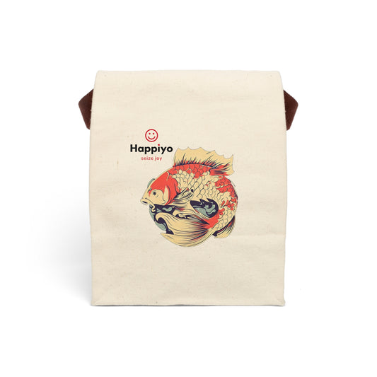 Canvas Lunch Bag With Strap