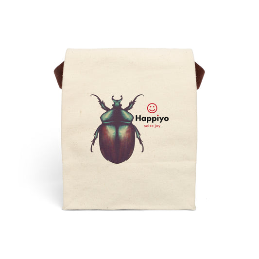 Canvas Lunch Bag With Strap