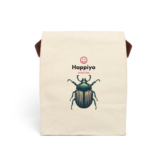 Canvas Lunch Bag With Strap