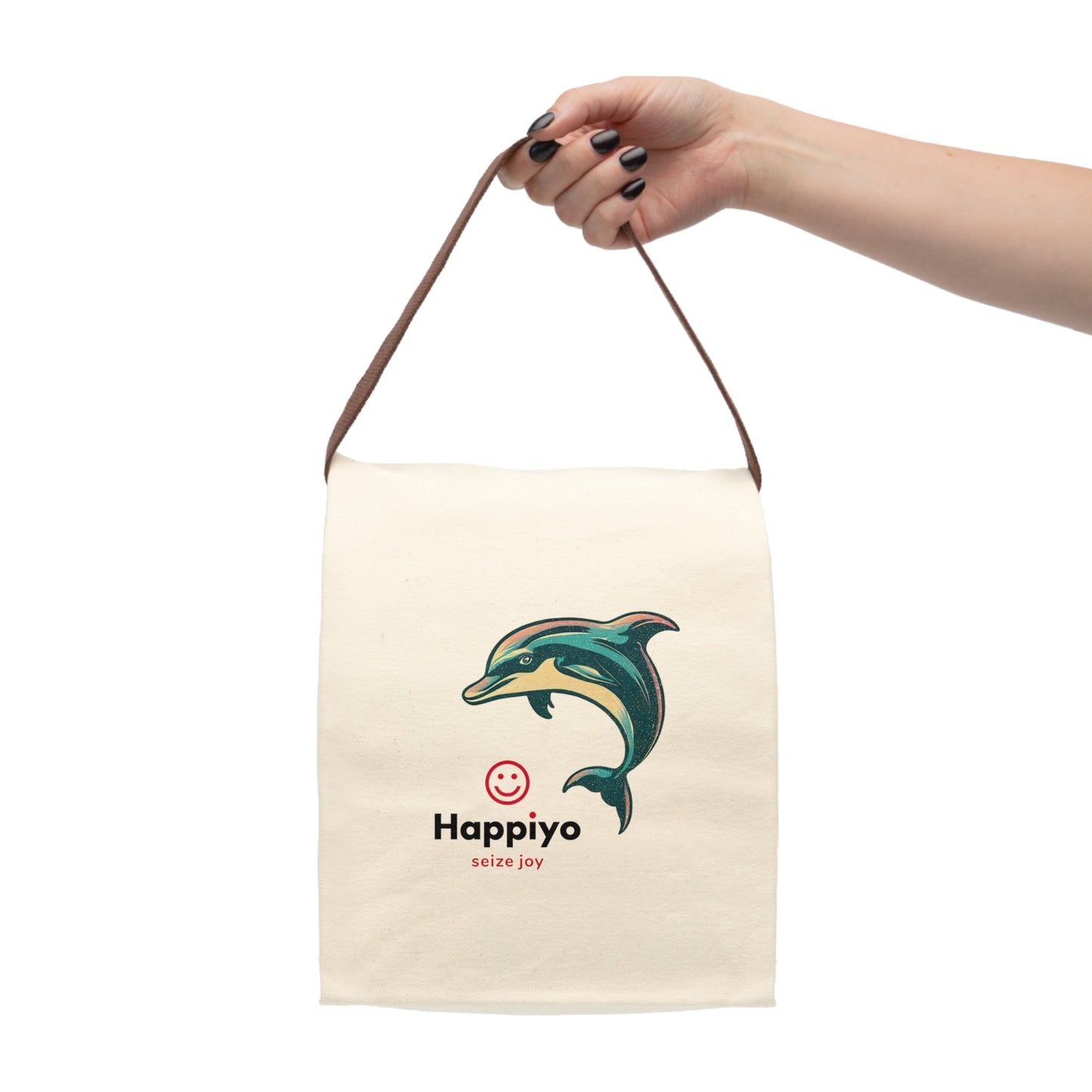 Canvas Lunch Bag With Strap