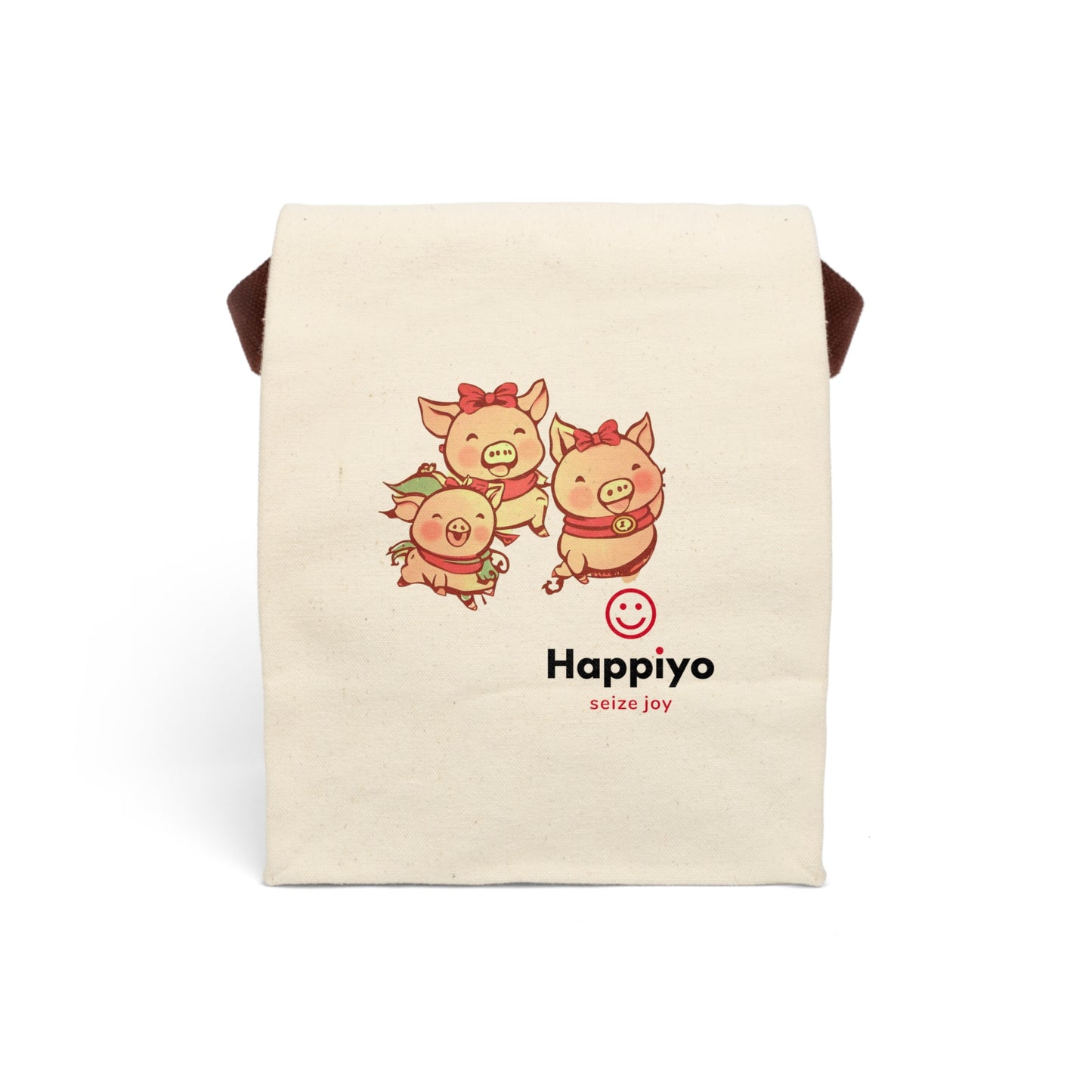 Canvas Lunch Bag With Strap