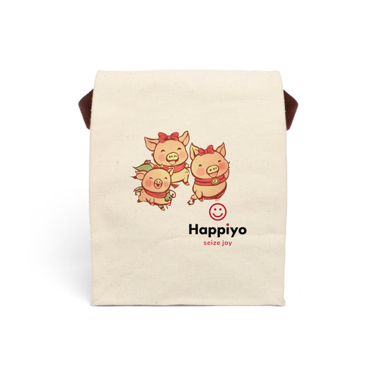 Canvas Lunch Bag With Strap