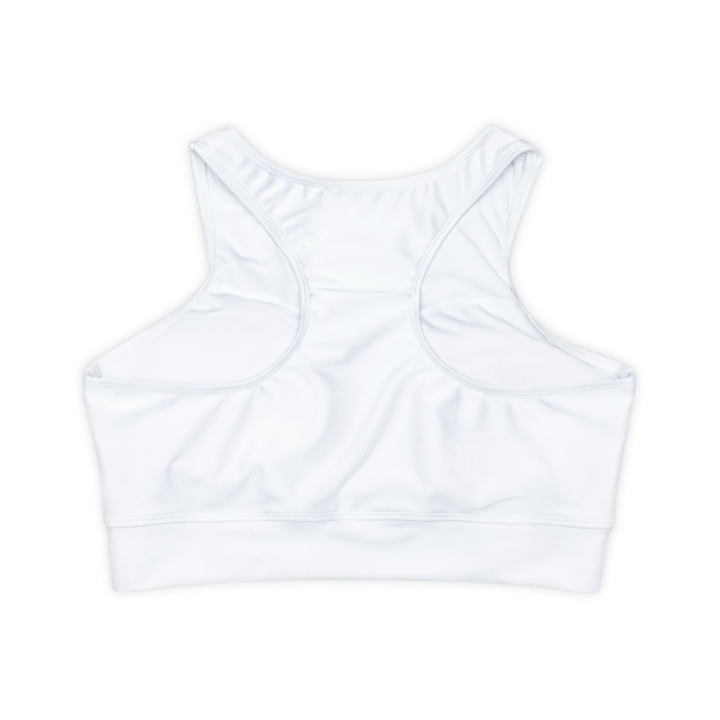 Fully Lined, Padded Sports Bra (AOP)
