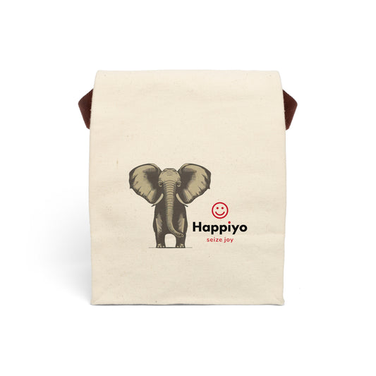 Canvas Lunch Bag With Strap