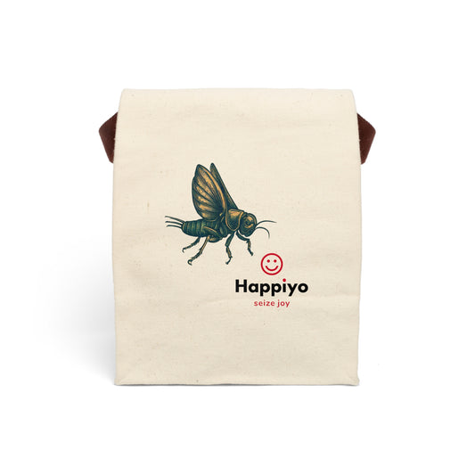 Canvas Lunch Bag With Strap