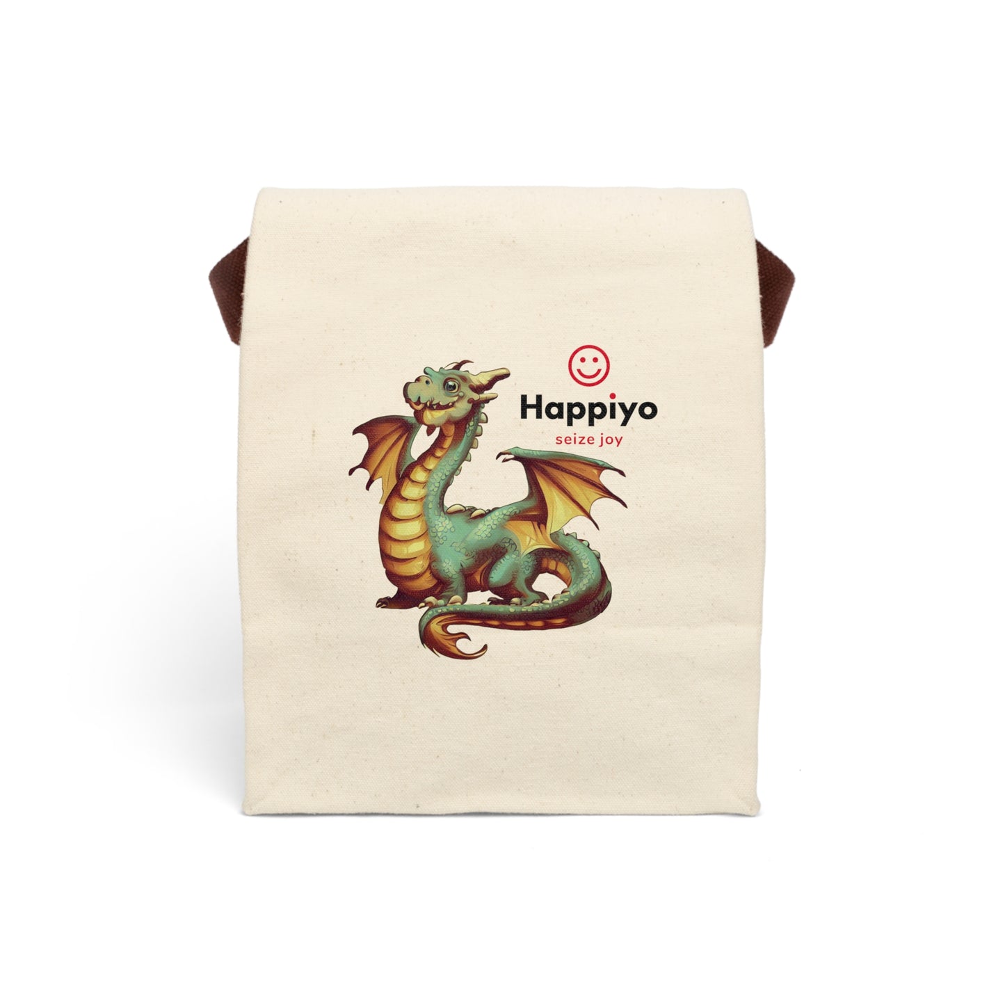 Canvas Lunch Bag With Strap