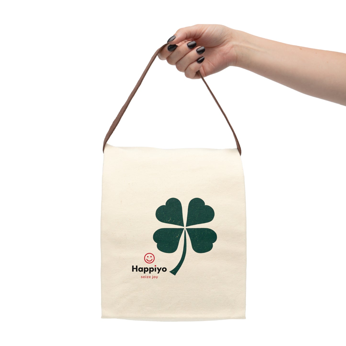 Canvas Lunch Bag With Strap