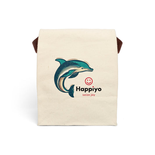 Canvas Lunch Bag With Strap