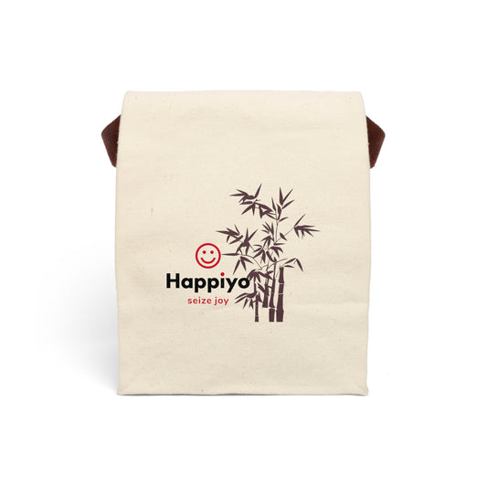 Canvas Lunch Bag With Strap
