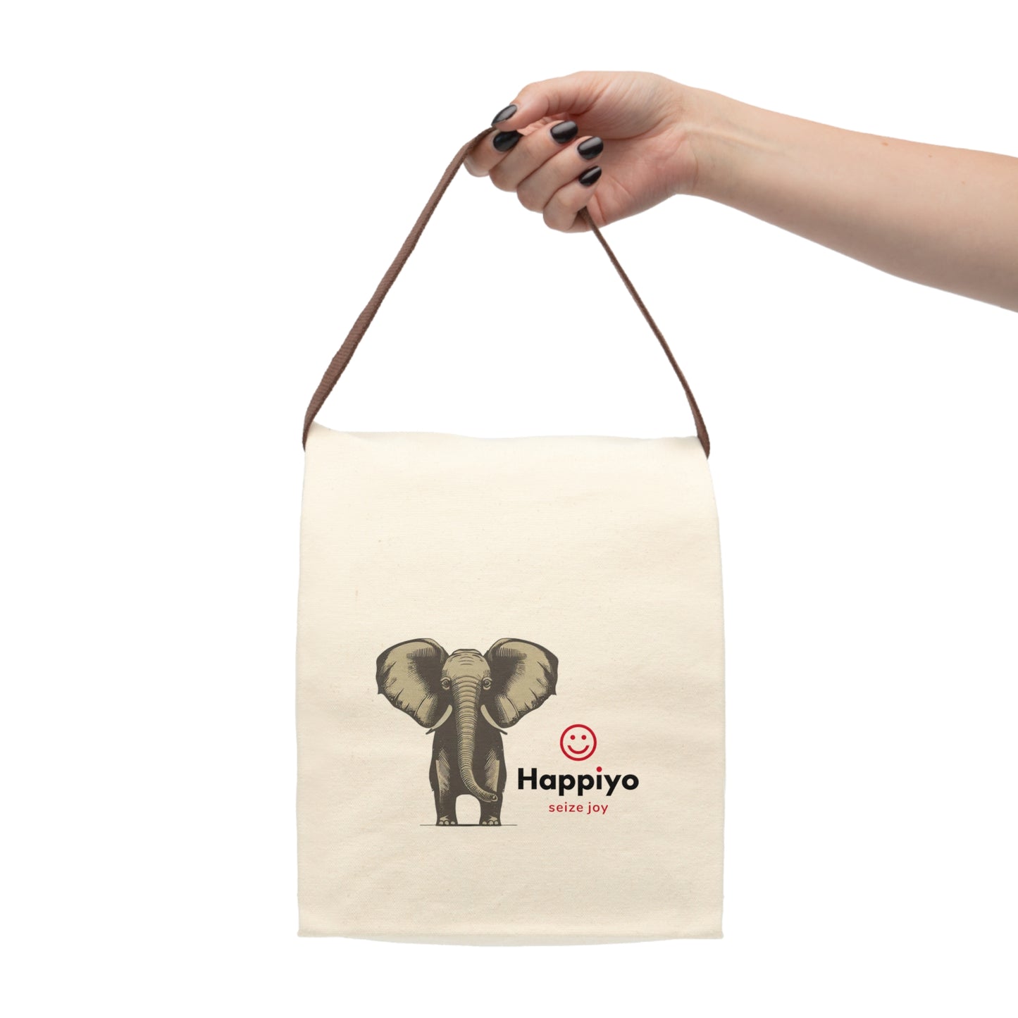 Canvas Lunch Bag With Strap