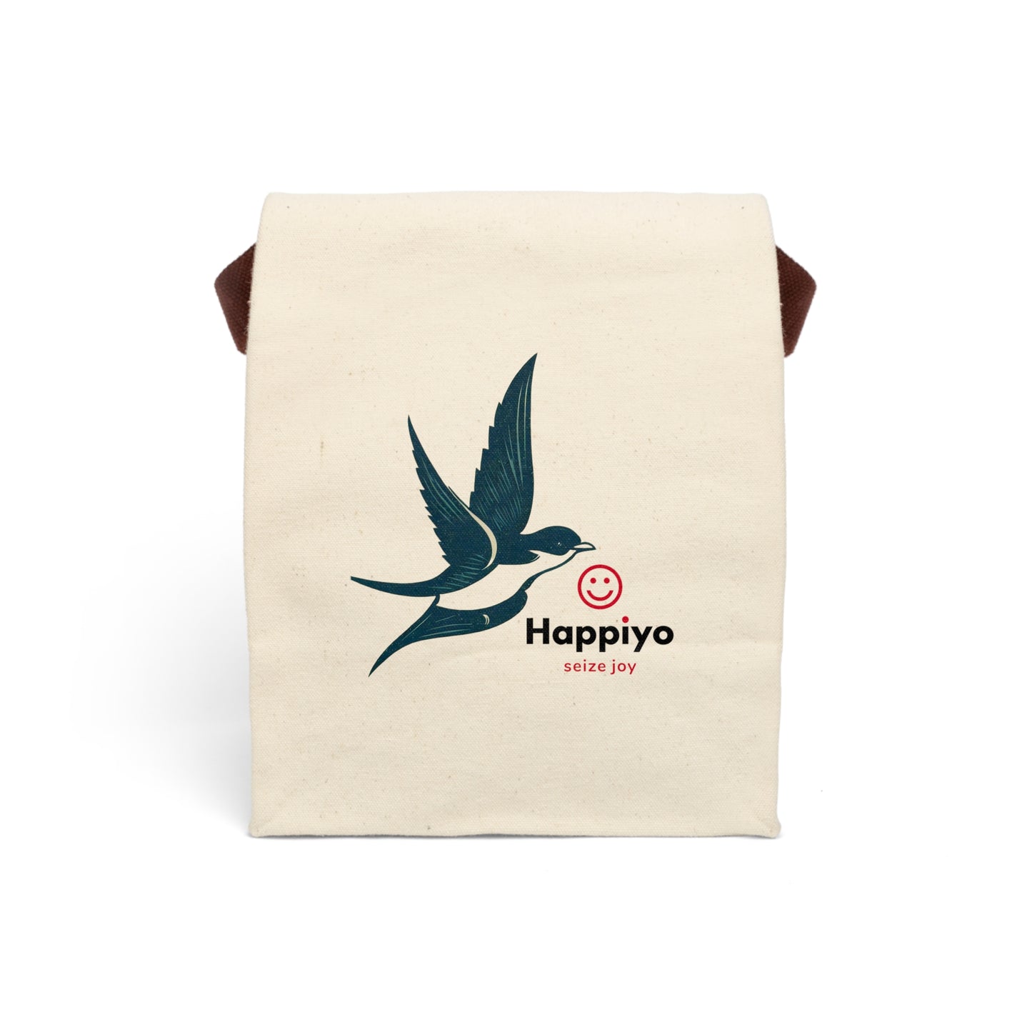 Canvas Lunch Bag With Strap