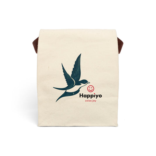 Canvas Lunch Bag With Strap