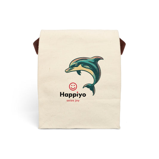 Canvas Lunch Bag With Strap