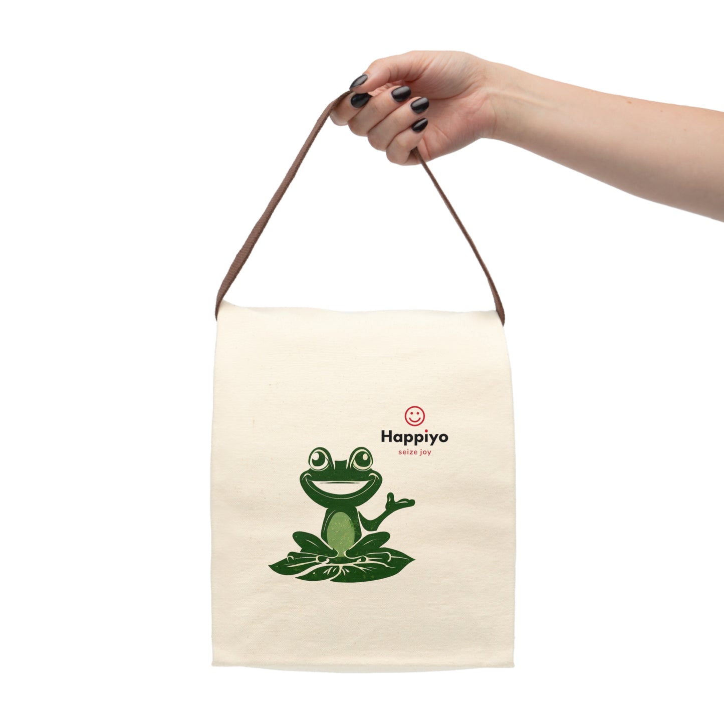 Canvas Lunch Bag With Strap