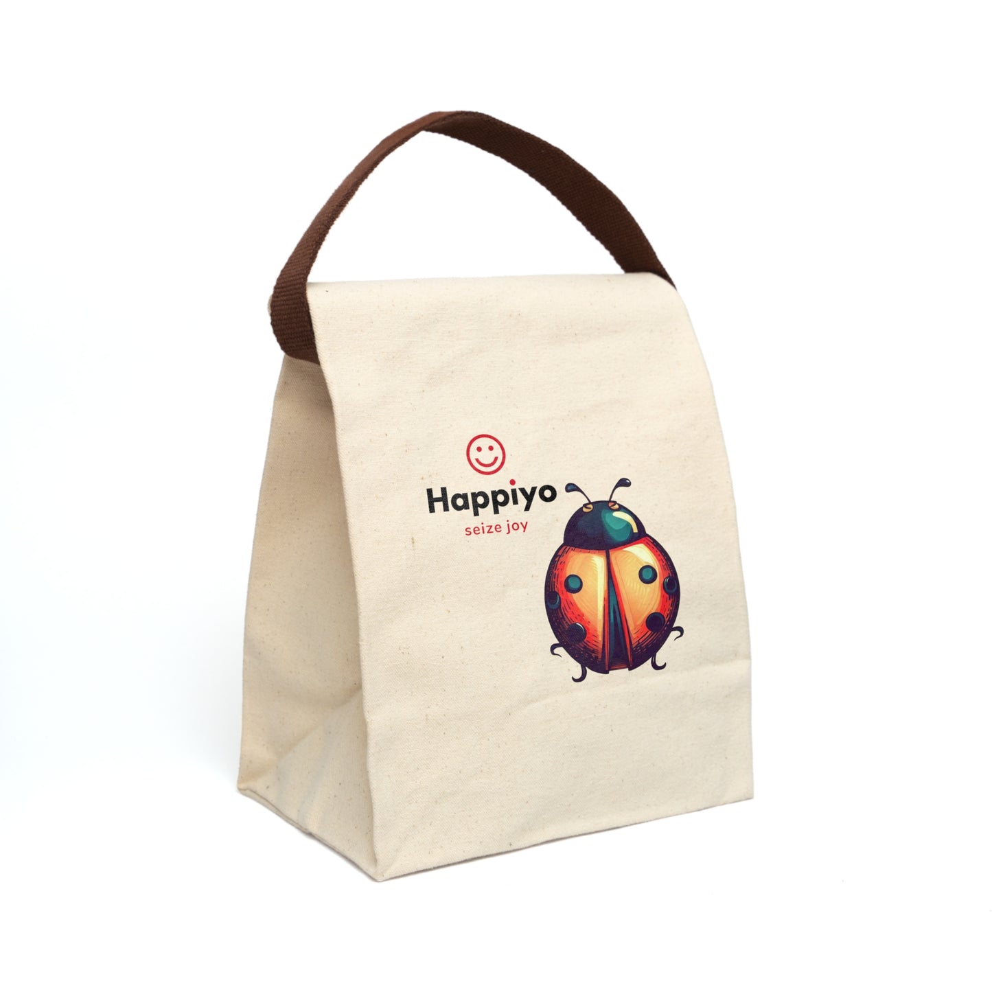 Canvas Lunch Bag With Strap
