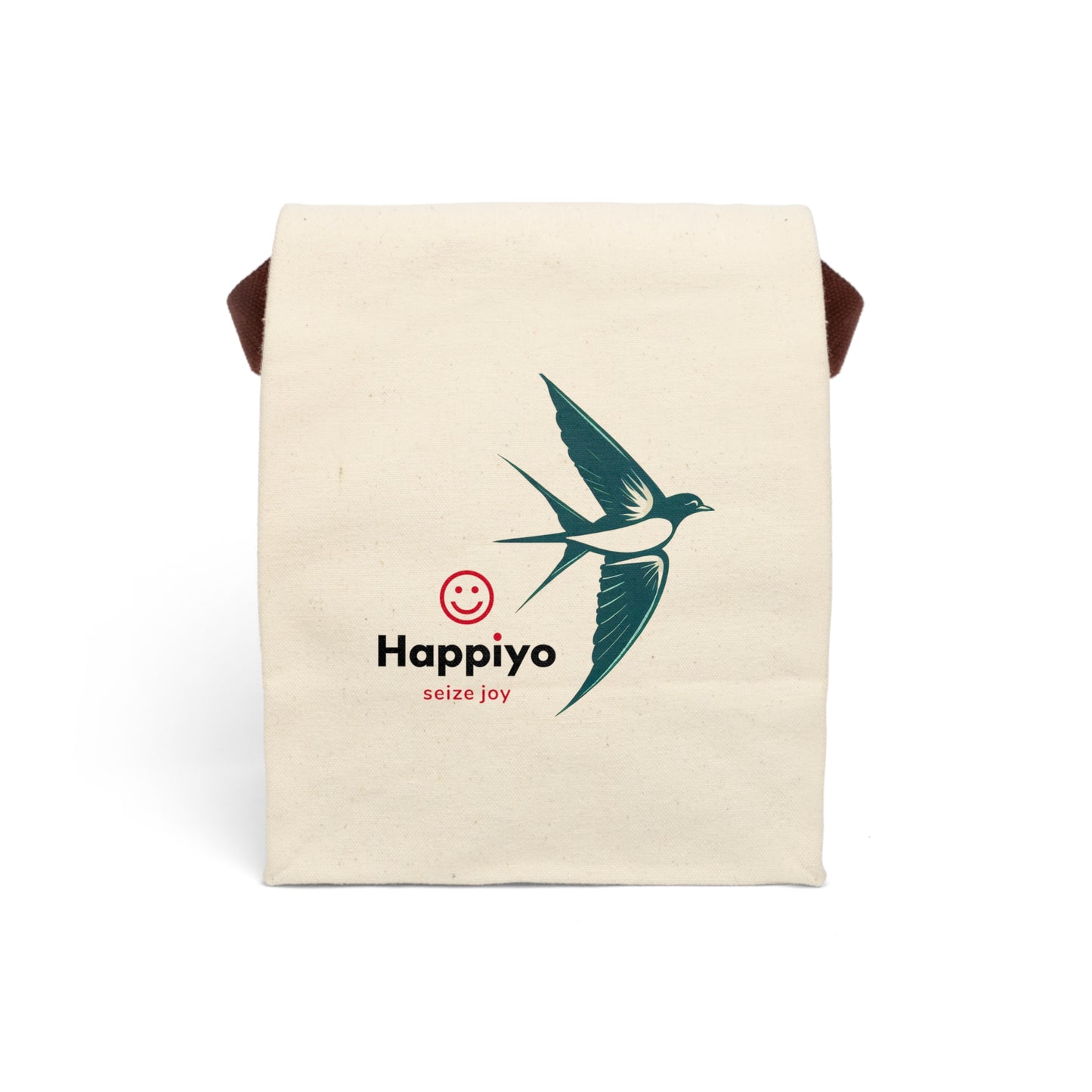Canvas Lunch Bag With Strap