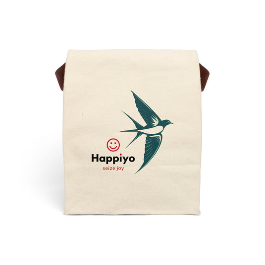 Canvas Lunch Bag With Strap