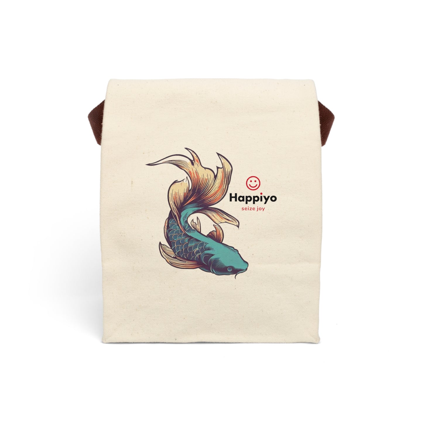 Canvas Lunch Bag With Strap