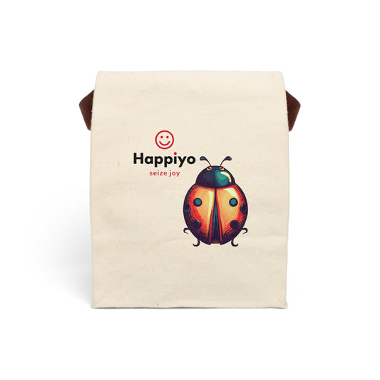 Canvas Lunch Bag With Strap