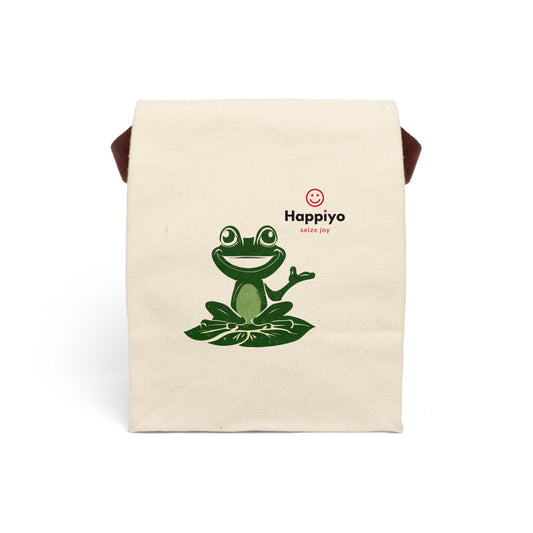 Canvas Lunch Bag With Strap