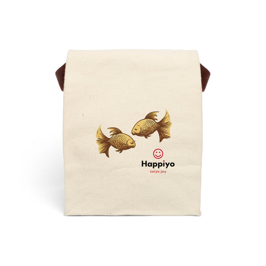 Canvas Lunch Bag With Strap