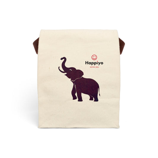Canvas Lunch Bag With Strap