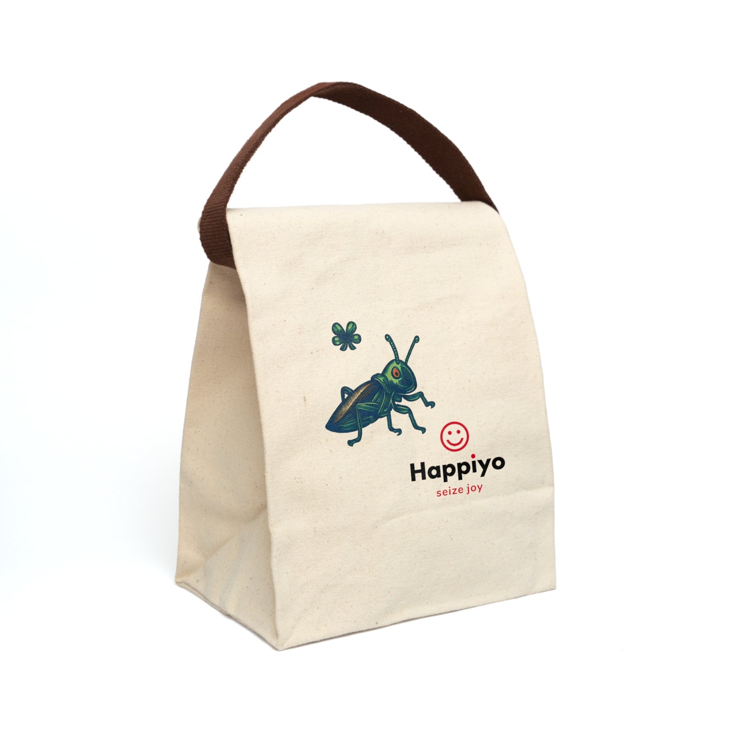 Canvas Lunch Bag With Strap
