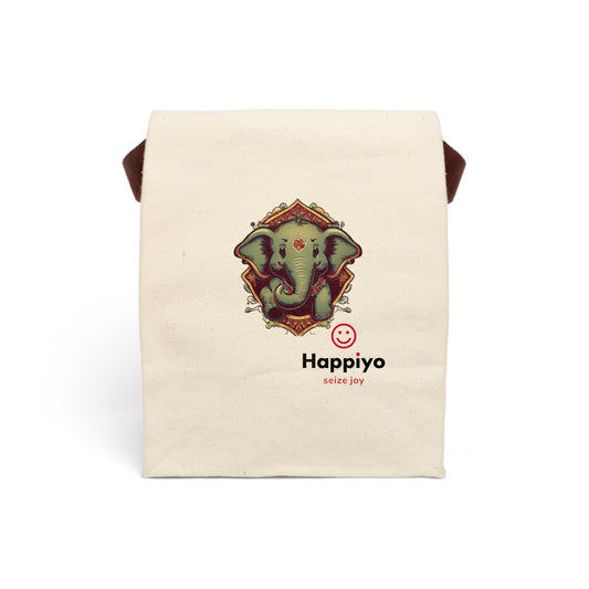 Canvas Lunch Bag With Strap